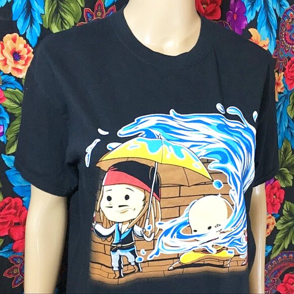 MEN'S MASHUP SHIRT PIRATES x AVATAR x GUARDIANS OF THE GALAXY MENS SIZE MEDIUM - Picture 6 of 7